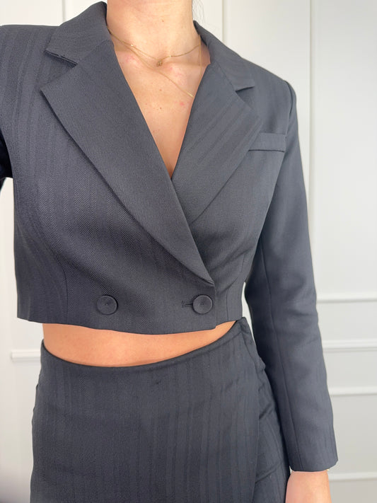 Mimi Korte Blazer Zwart