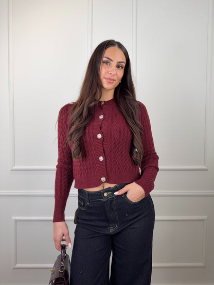 Mia vest bordeaux