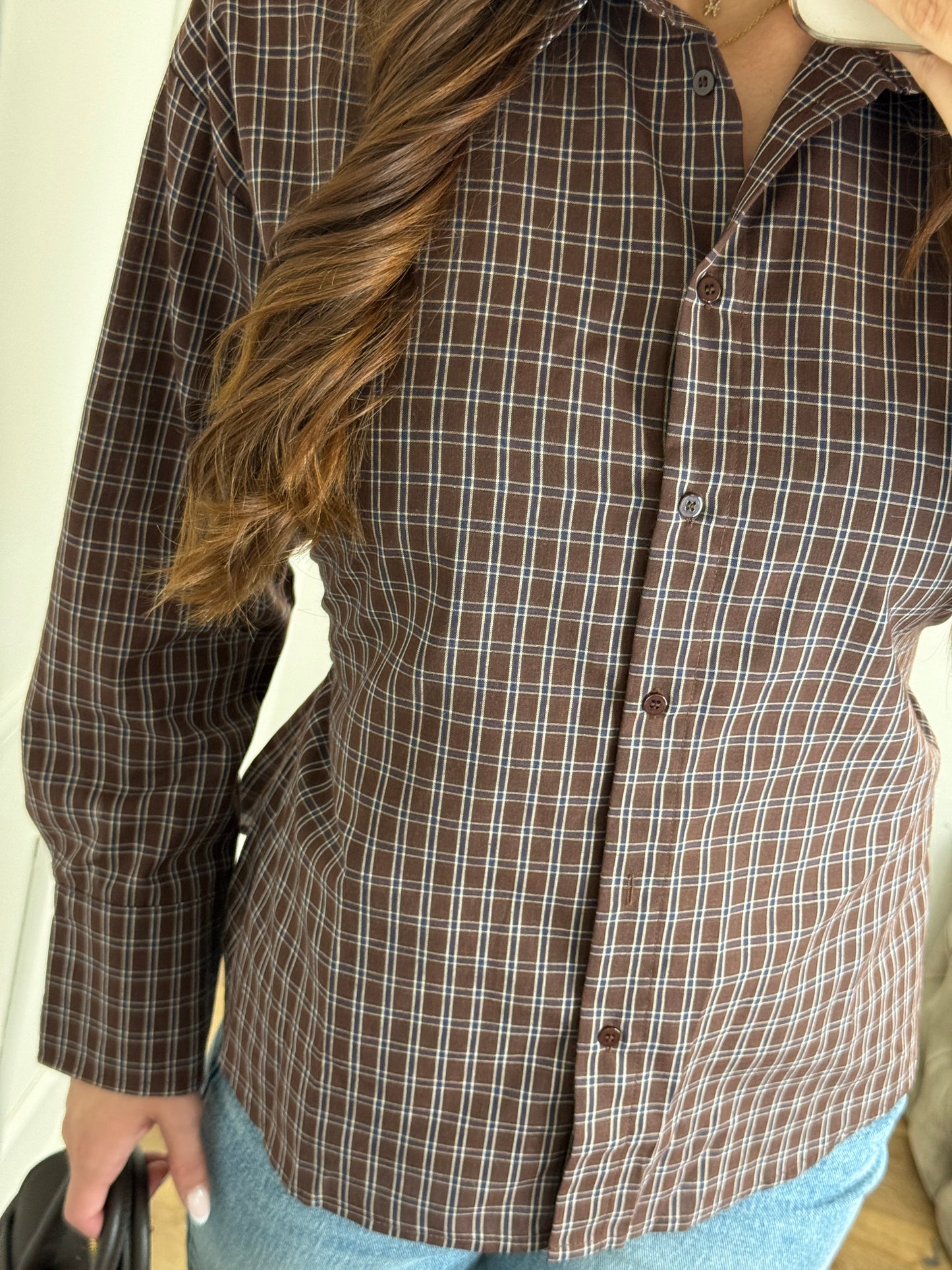 Juniper blouse coffee