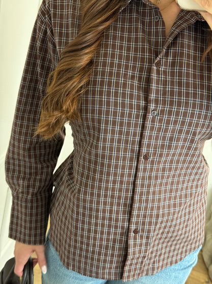 Juniper blouse coffee