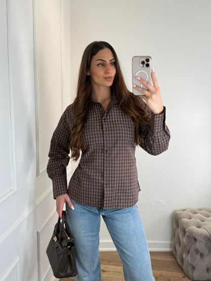 Juniper blouse coffee