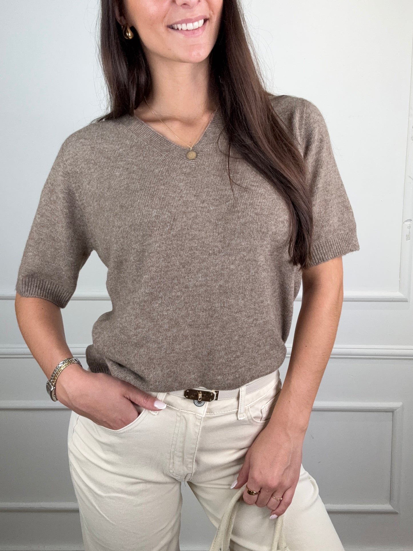 Lieve Top Taupe