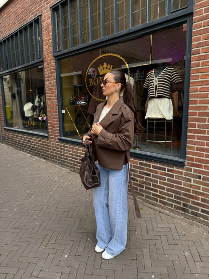 Liv Trenchcoat Donkerbruin