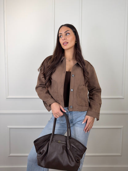 Simone jacket suede