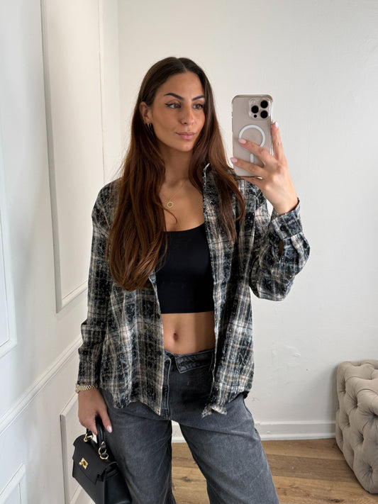 Avery Blouse Zwart