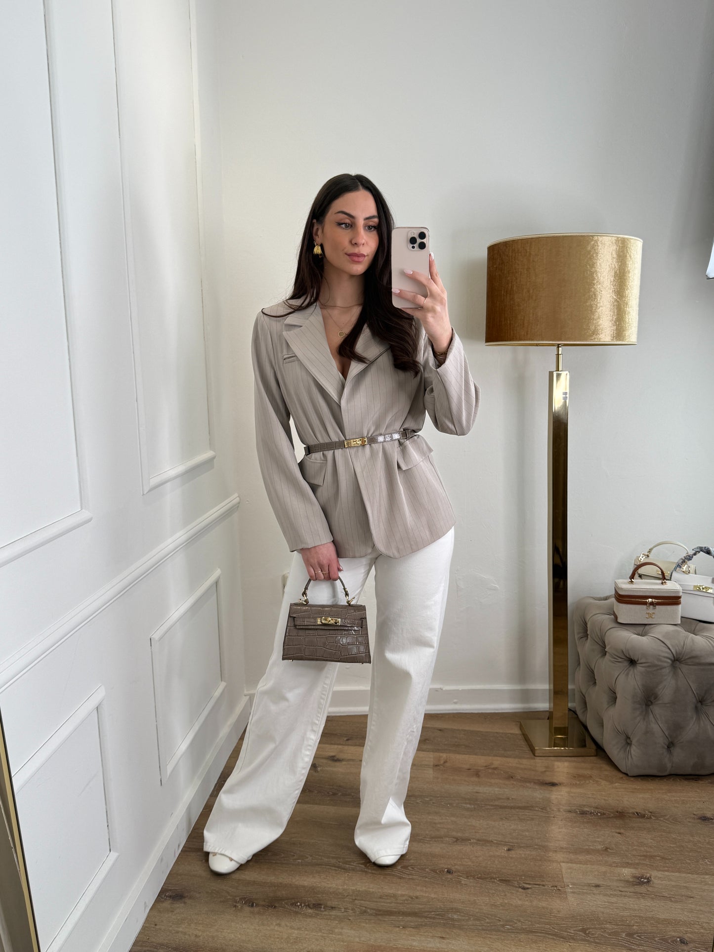 3 ways blazer - taupe