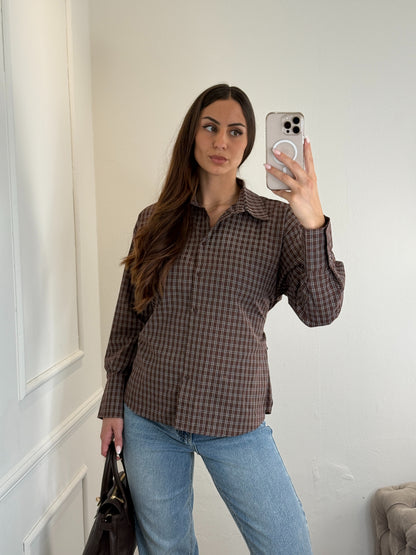 Juniper blouse coffee