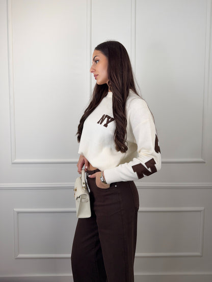 NYC trui beige