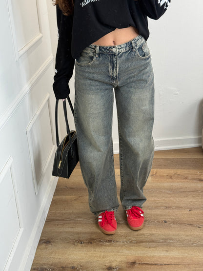 Beau barrel Jeans Washed Blue