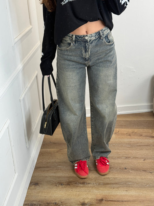 Beau barrel Jeans Washed Blue