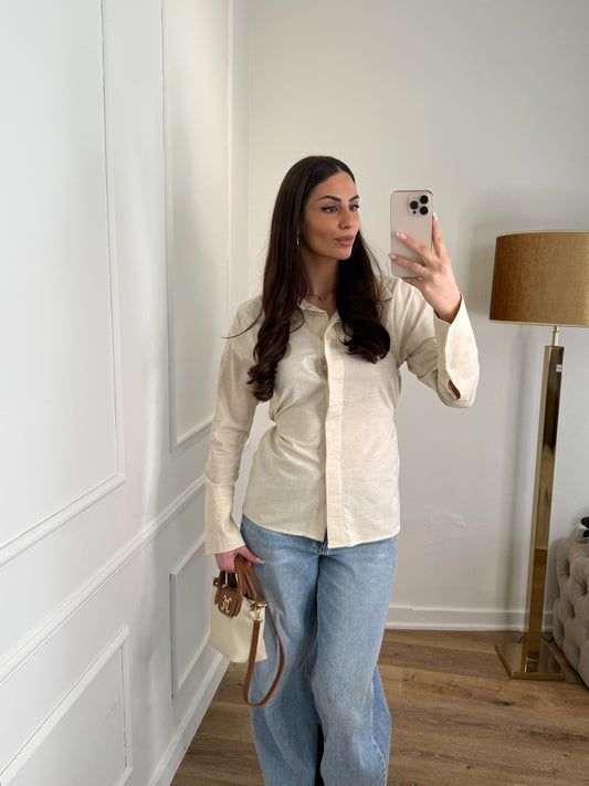Waist Blouse - beige
