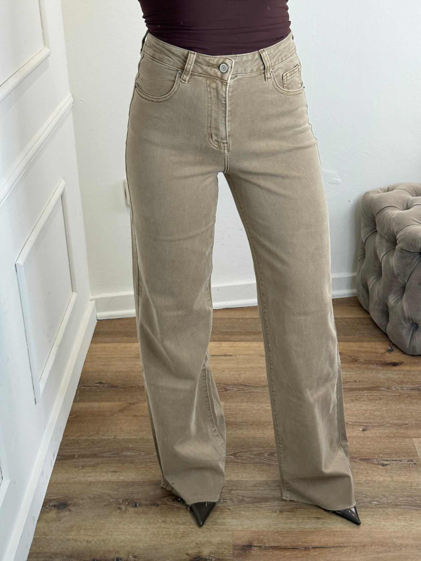 Freya jeans taupe extra tall