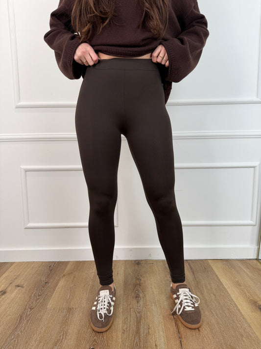Noa legging bruin