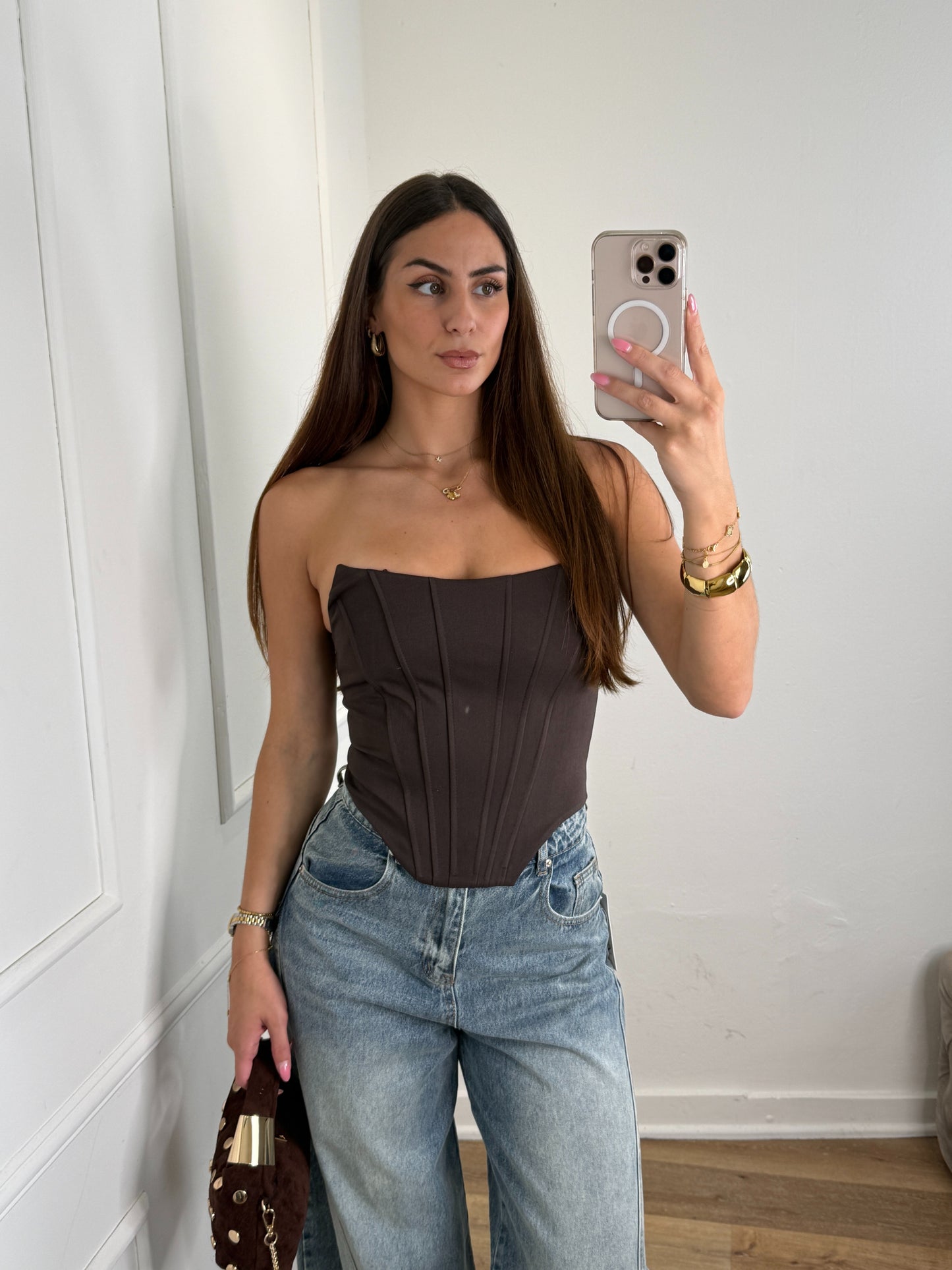 Indy Corset Bruin