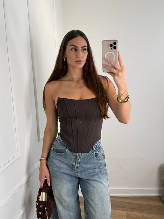 Indy Corset Bruin