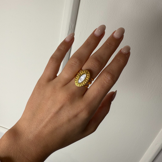Gouden Ring white