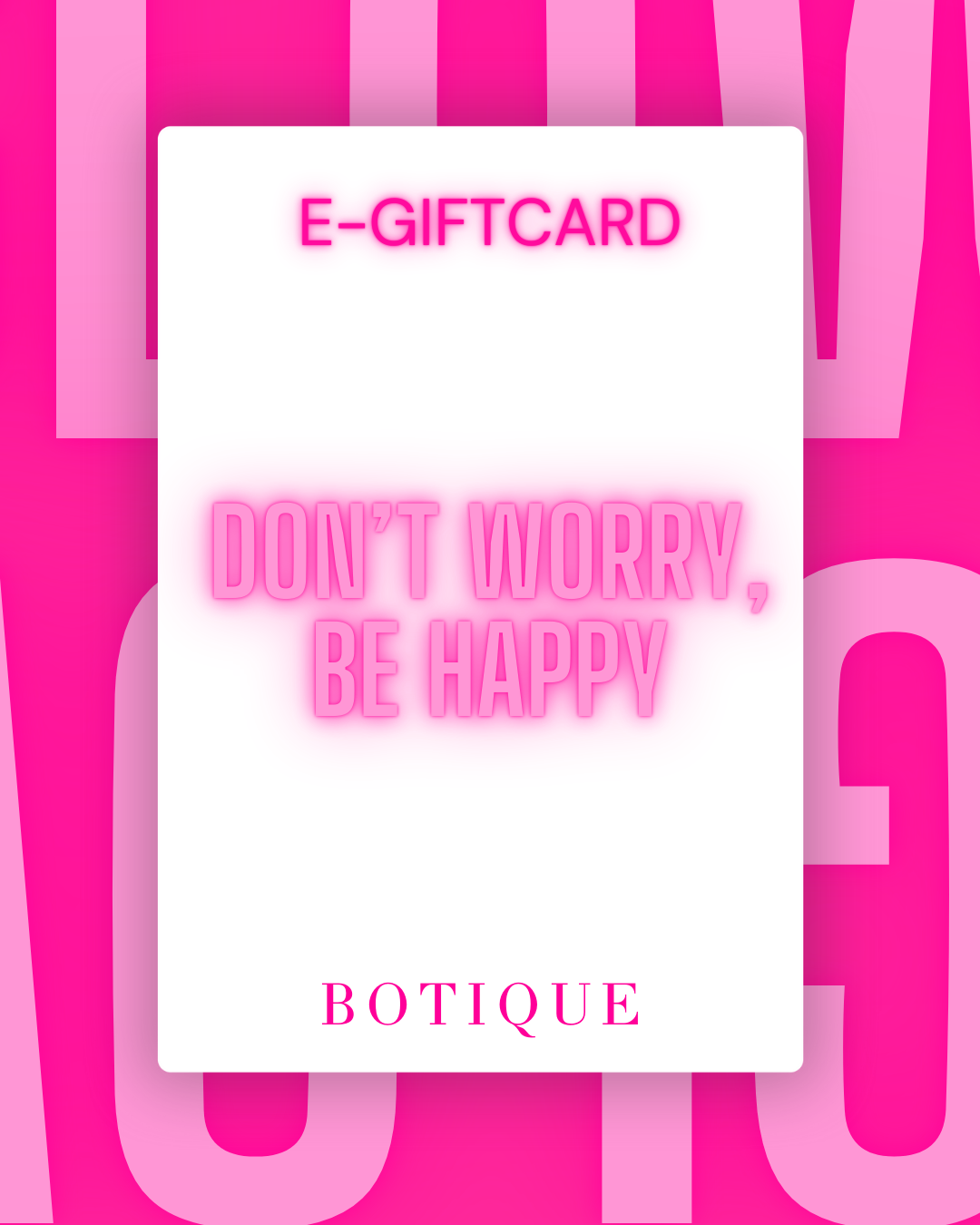 BOTIQUE Gift Card