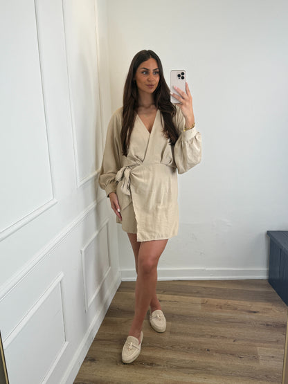 Stephanie Playsuit - Beige