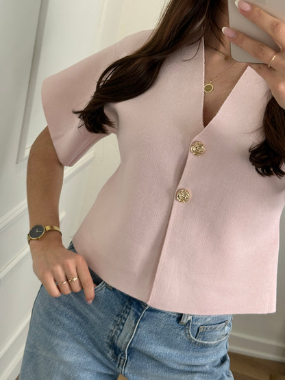 Dounia top - roze