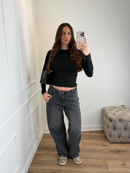 Hazel top zwart