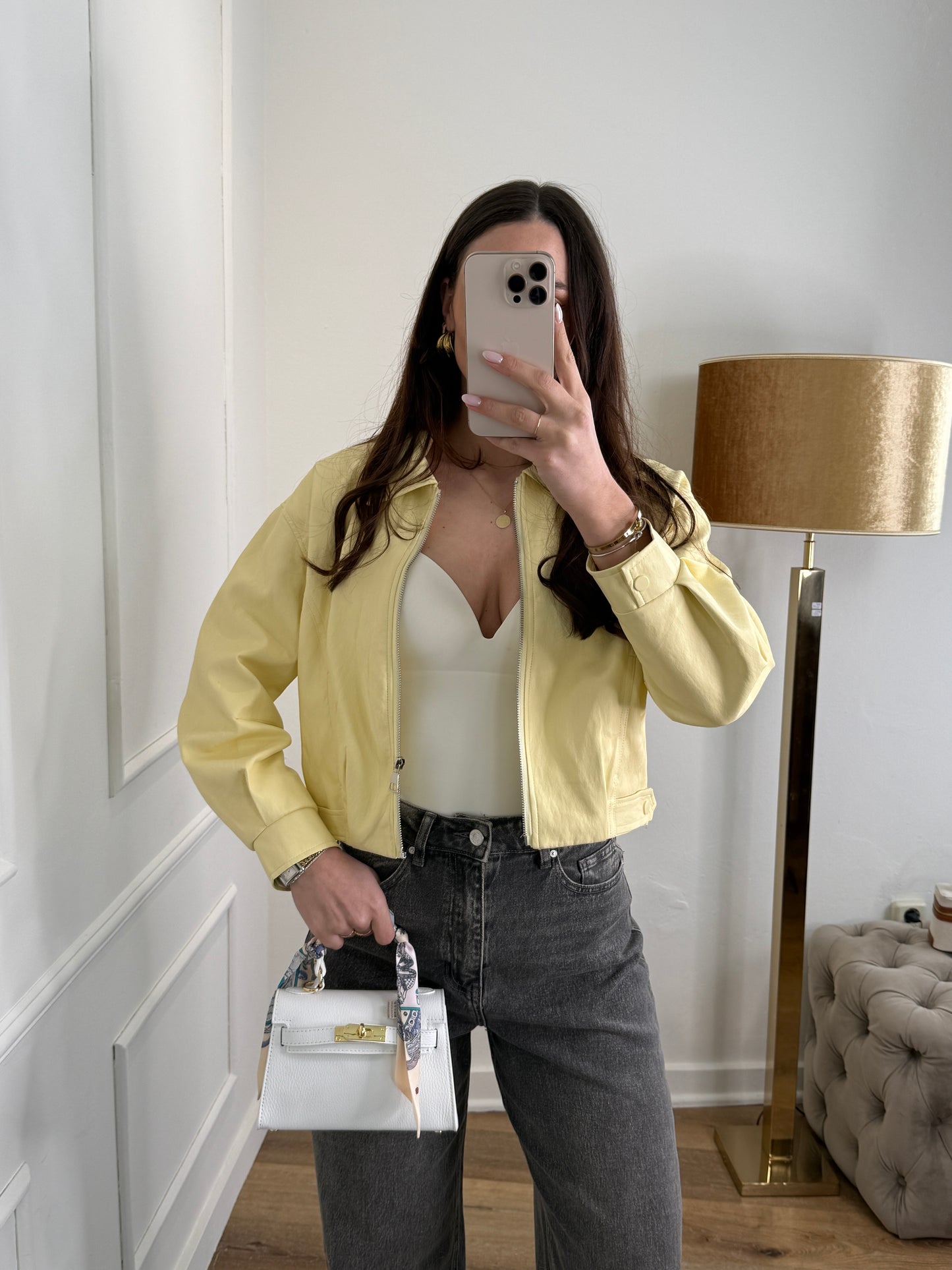 Lieve jacket geel