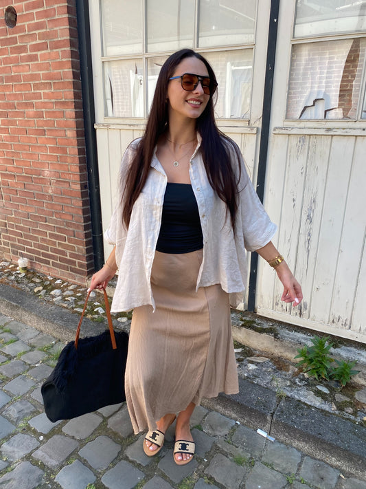 Amber blouse beige