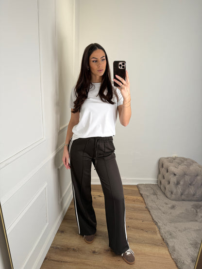 Broek met bies zijkant lang - brui