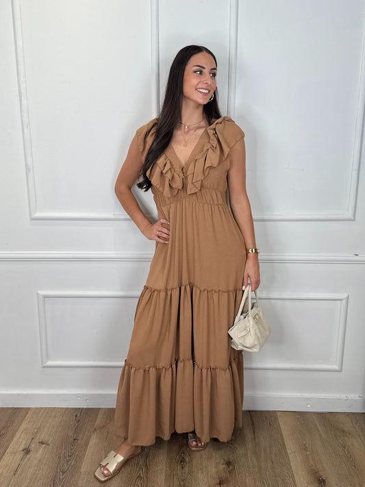 Lieke Jurk Camel