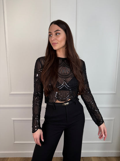 Céline glitter top
