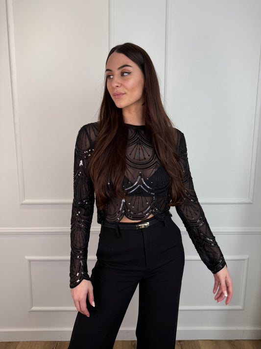 Céline glitter top