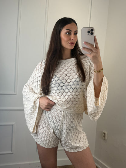 Ibiza Knit Set - Crème