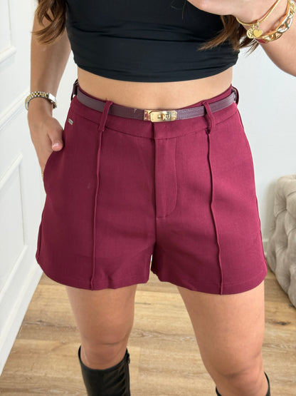 Piper Short Bordeaux