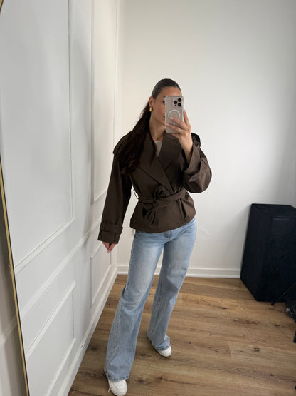 Liv Trenchcoat Donkerbruin