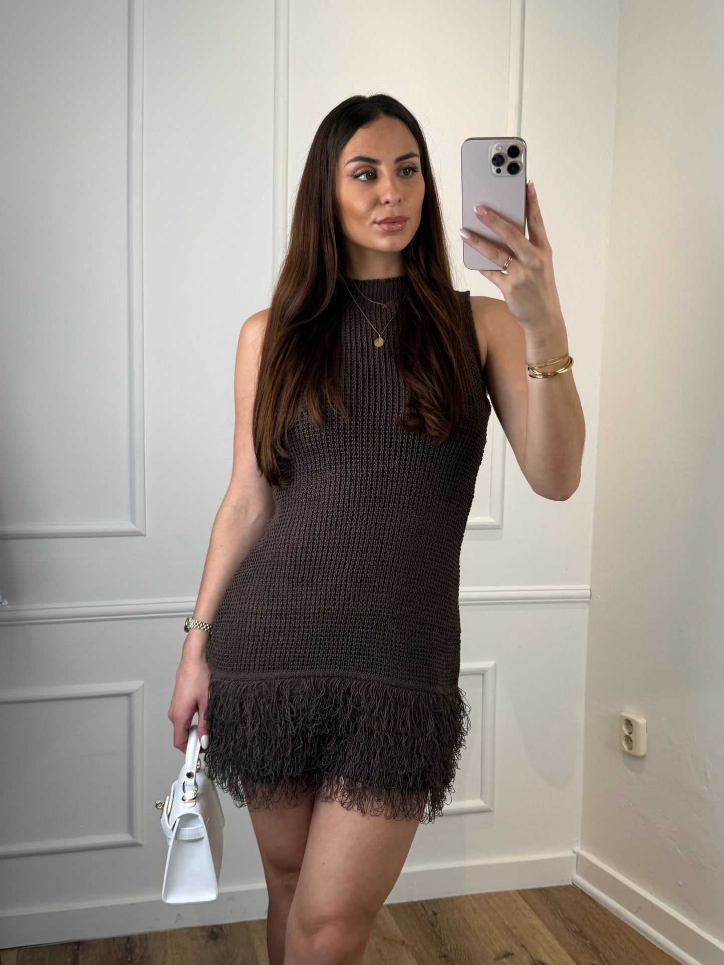 Babs dress brown