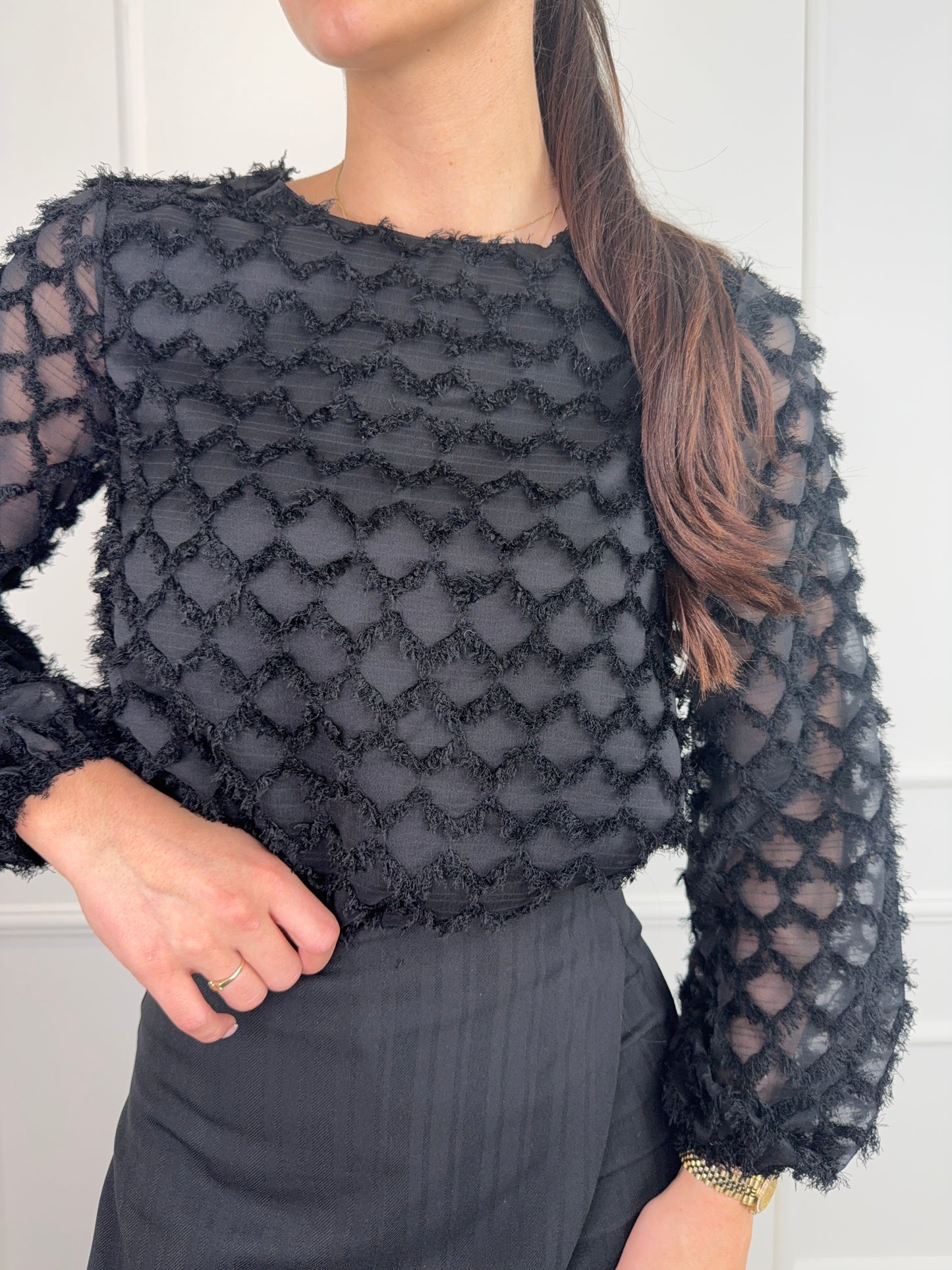 Imke Blouse Zwart