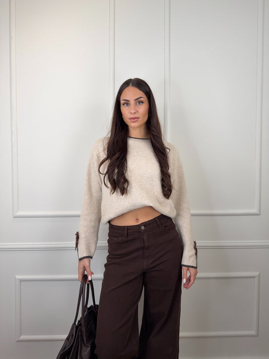 Charlotte trui beige