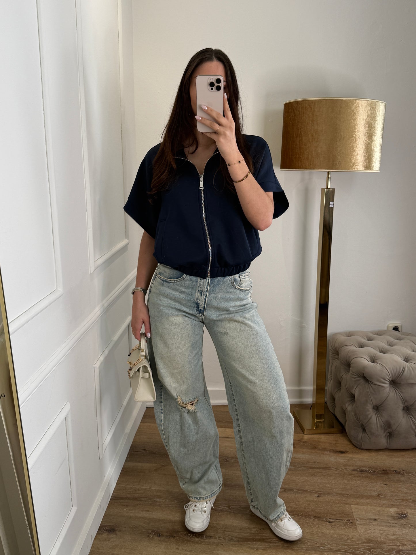 Olivia jeans barrel ripped