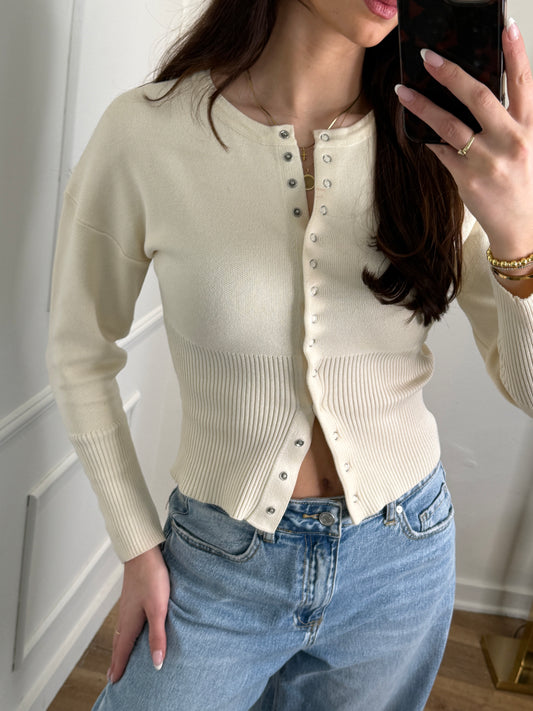 Poppy vest - beige