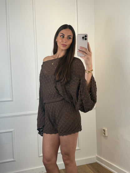 Ibiza Knit Set - bruin