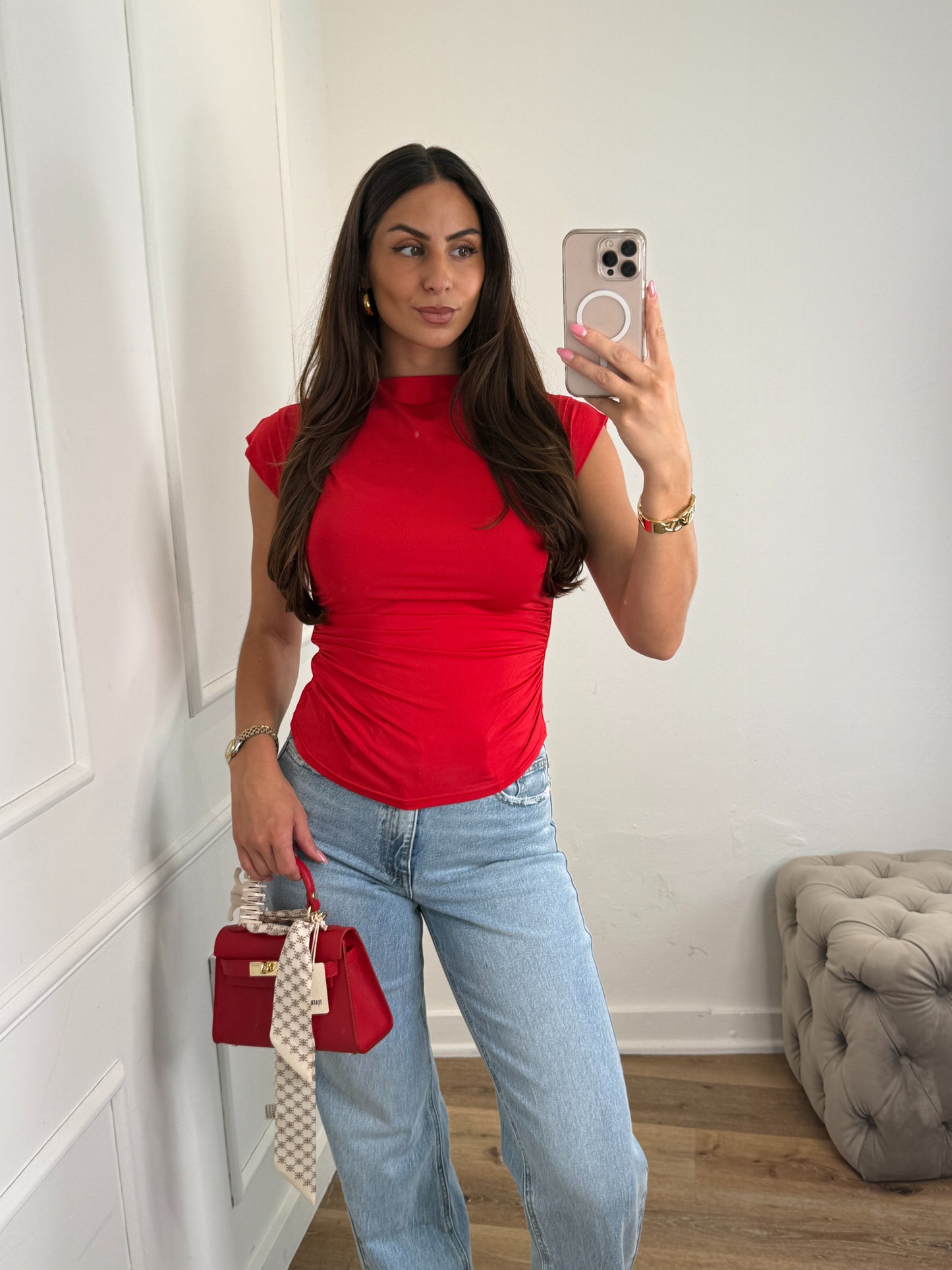 Noor Top Rood