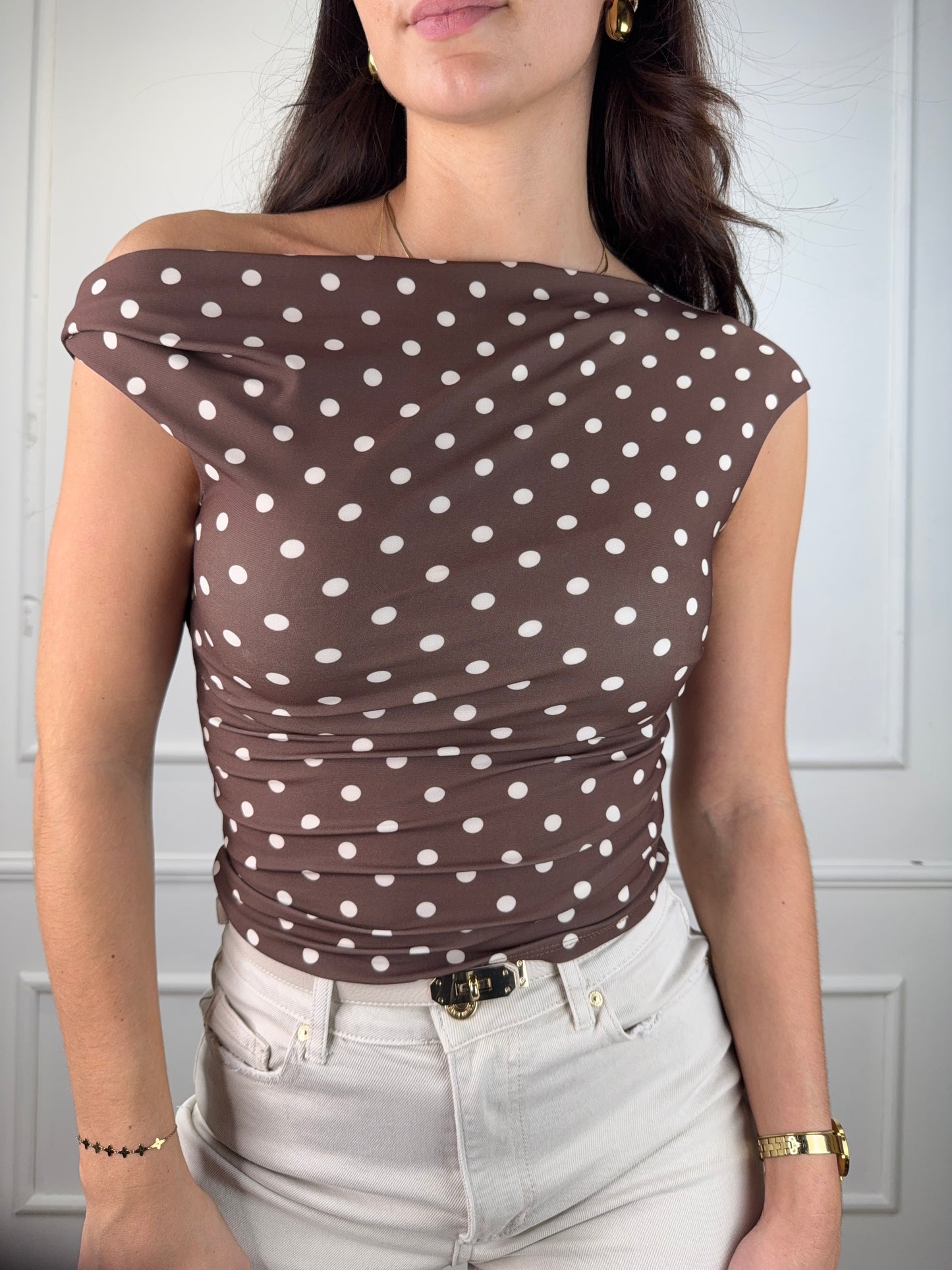 Hailey Top - Dots