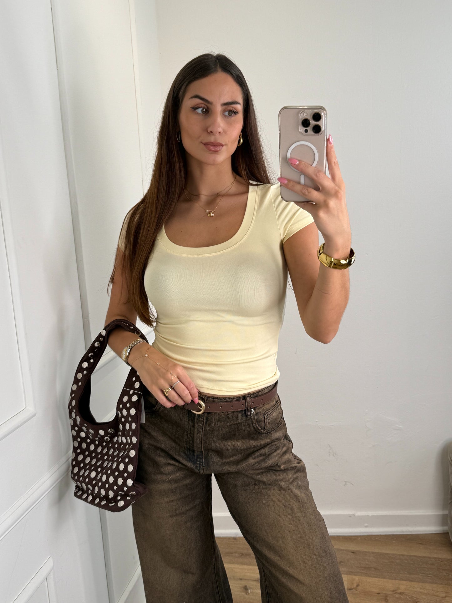 Tess Top Geel