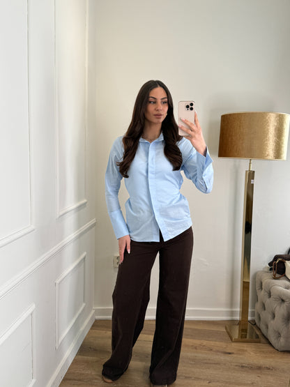 Waist Blouse - blauw