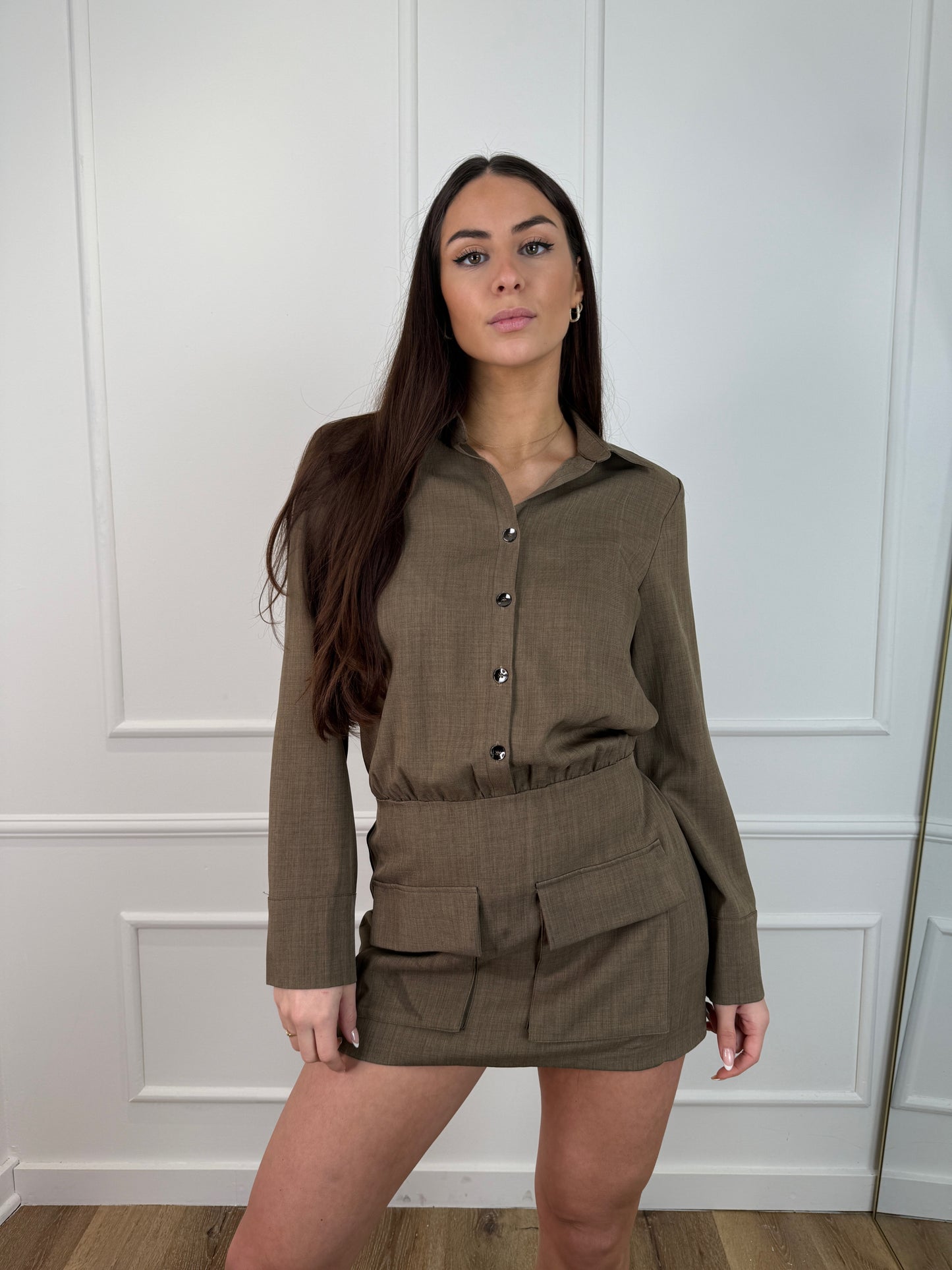 Helen jumpsuit taupe