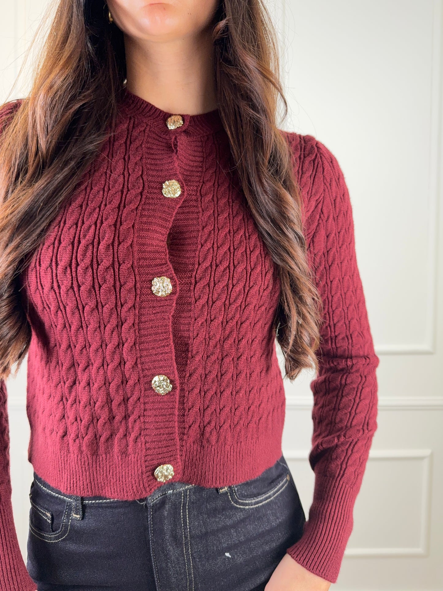 Mia vest bordeaux