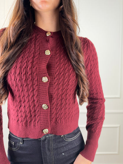 Mia vest bordeaux
