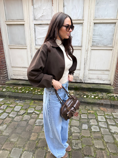 Zoey bomber jacker - bruin