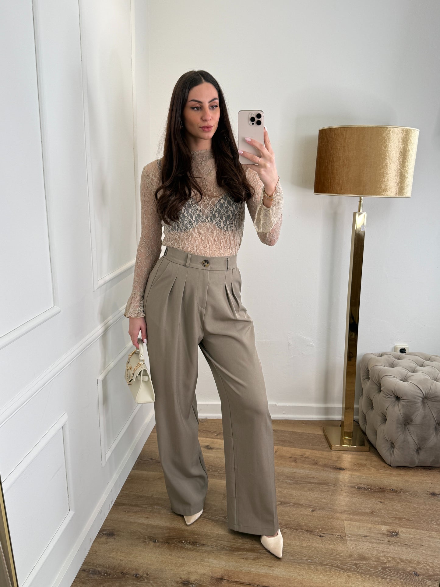 Senna pantalon - taupe