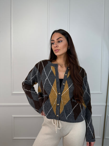 Sofia vest met knopen