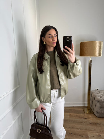 Shady bomber jacket - groen